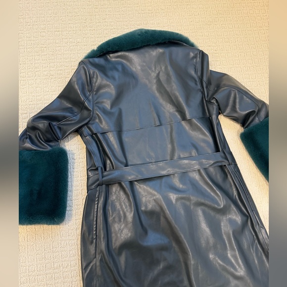 BLANKNYC Fur Trim Trench Coat - Picture 7 of 7